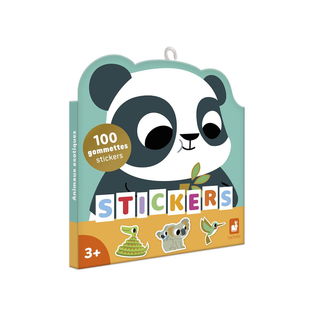 Gommettes animaux exotiques x100 multicolore