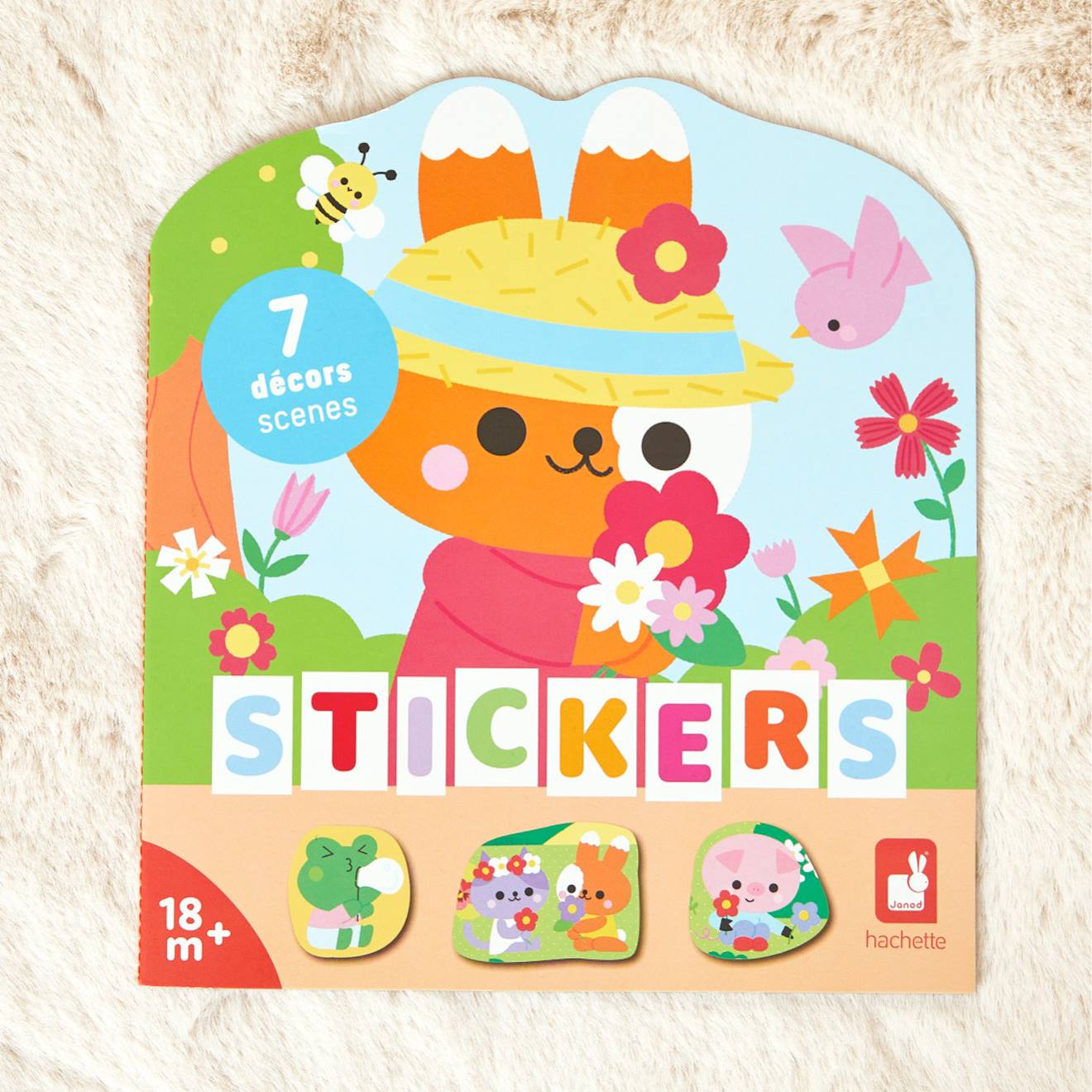 Gommettes - cahier de stickers la campagne multicolore