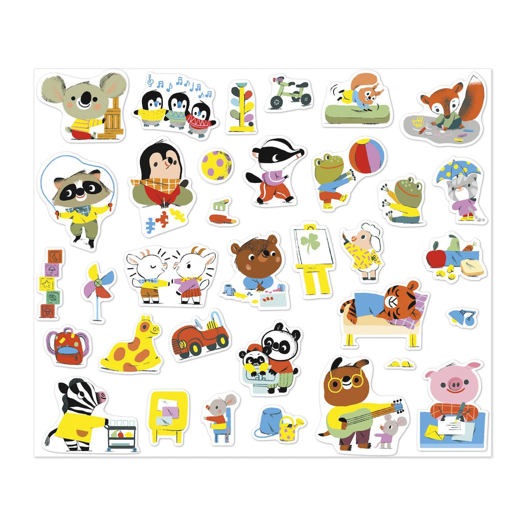 Gommettes l'école maternelle x200 multicolore