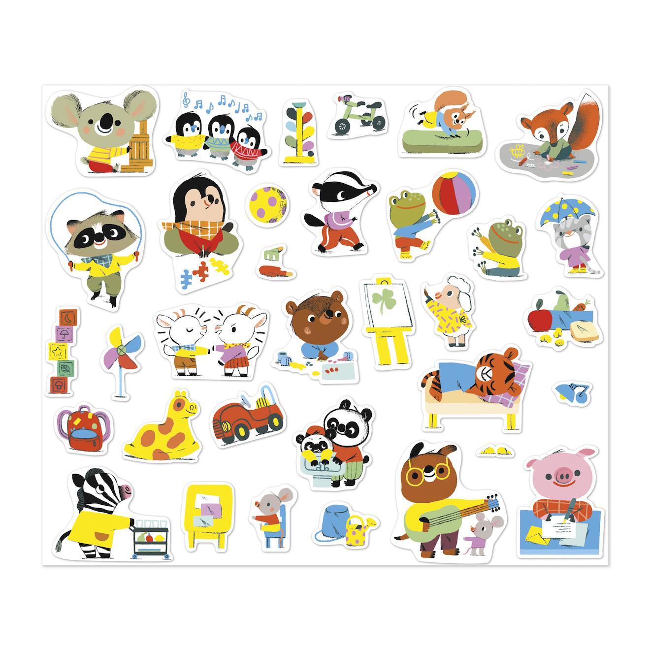 Gommettes l'école maternelle x200 multicolore