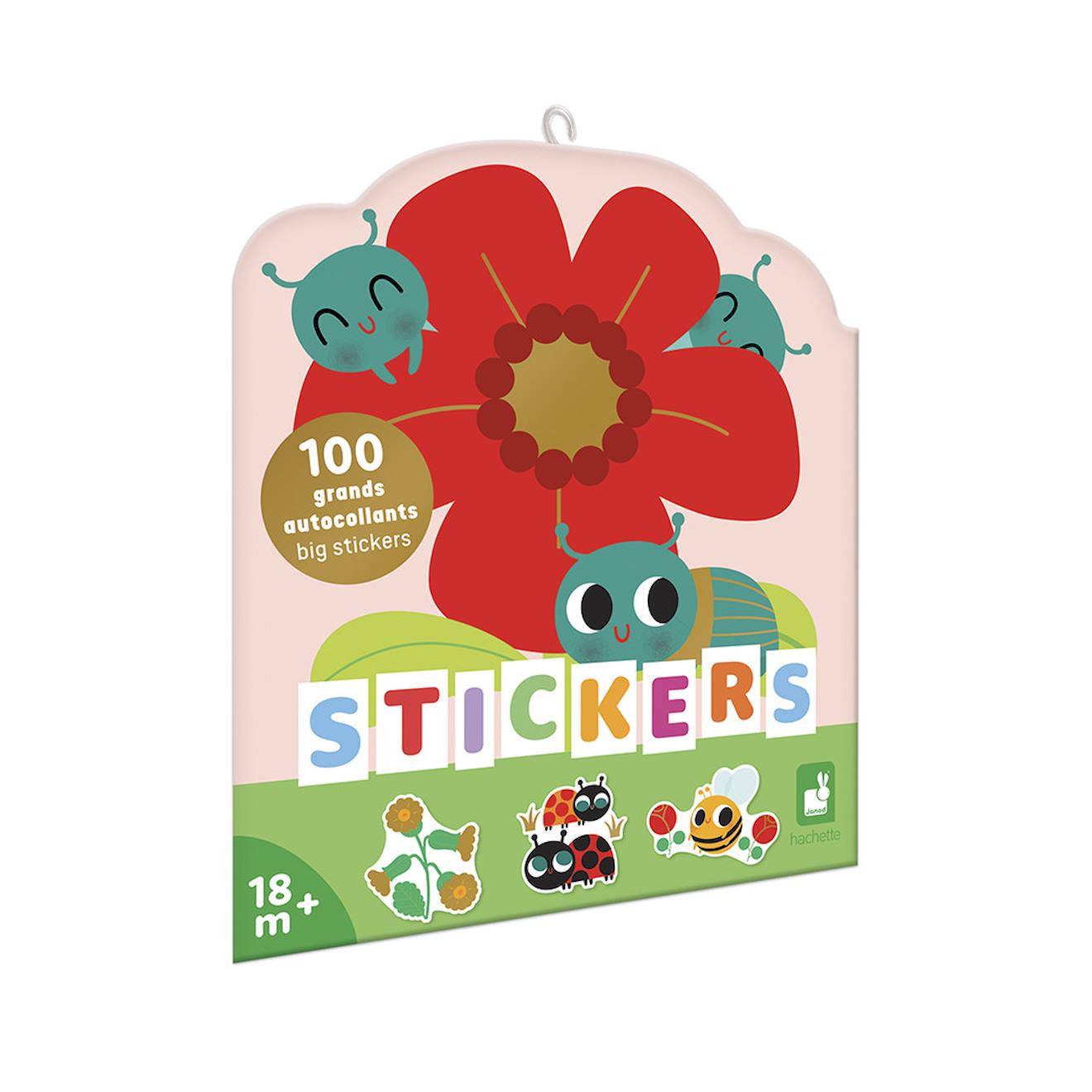 Gommettes les petites bêtes du jardin x100 multicolore