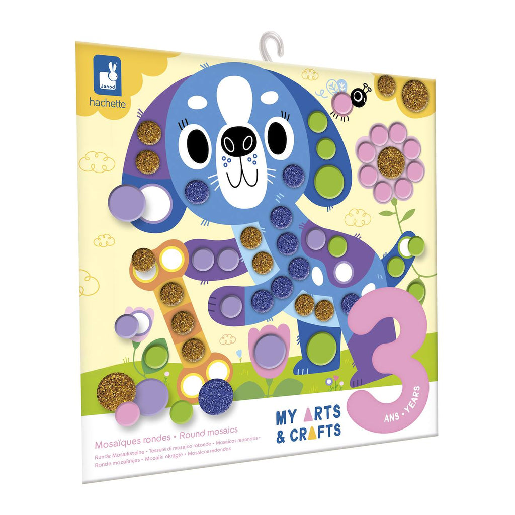Gommettes rondes petits amis 3 ans multicolore