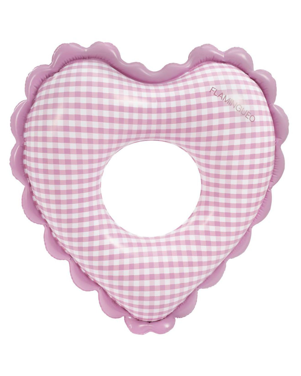 Gonflable pour enfants coeur nut pvc double valve rose