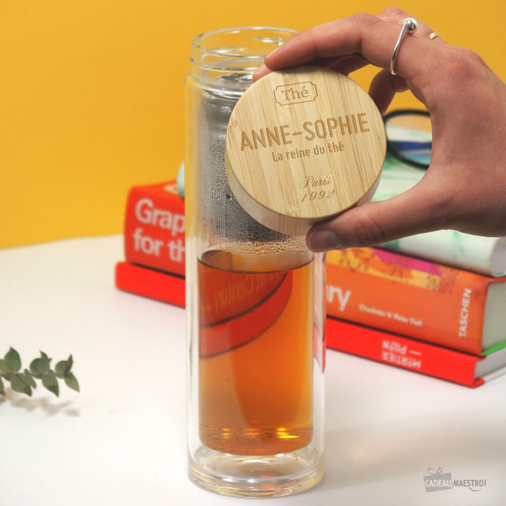 Gourde Infuseur à Thé à Personnaliser - Gourde Personnalisée