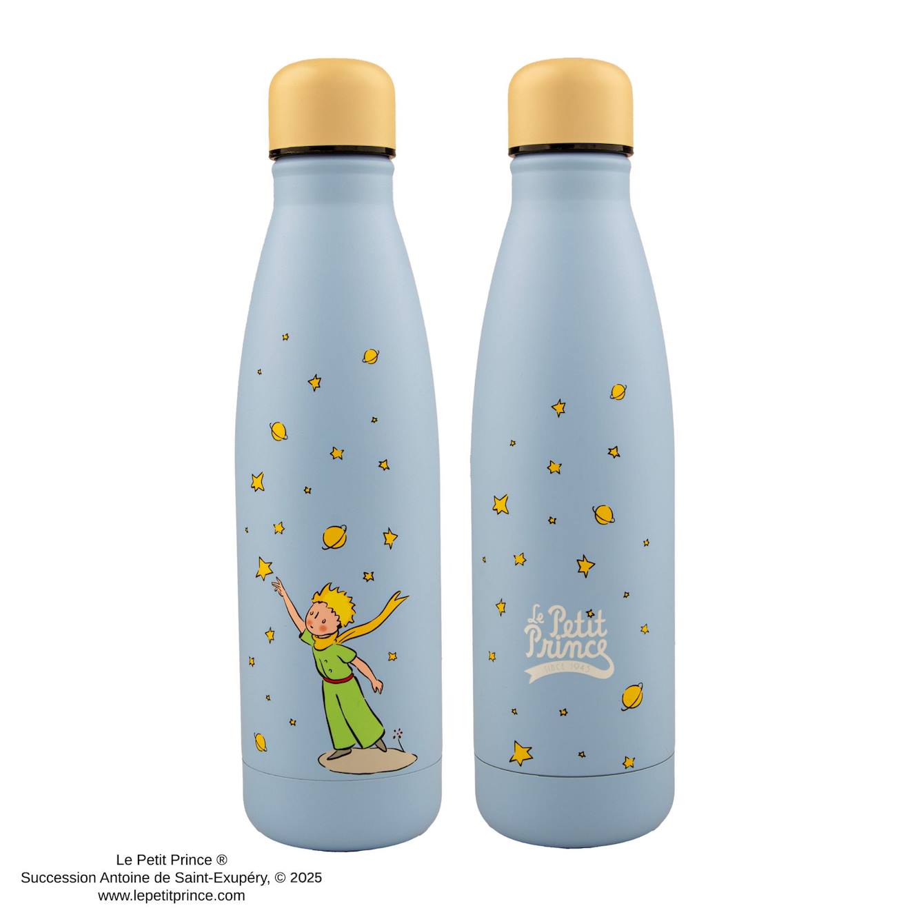 Gourde Isotherme à la Conquête des Étoiles - Le Petit Prince Bleu