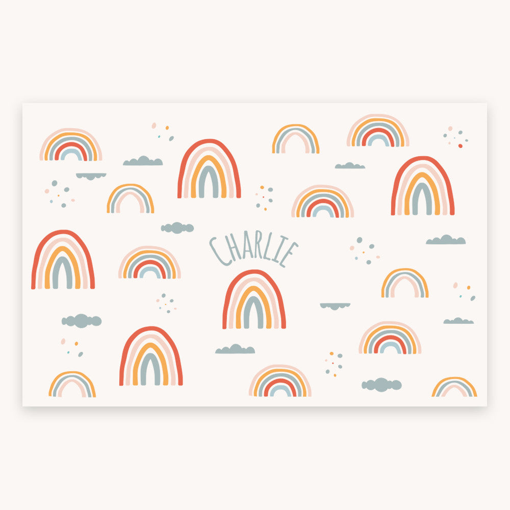 Gourde Isotherme Arc-en-ciel à Personnaliser - Gourde Personnalisée