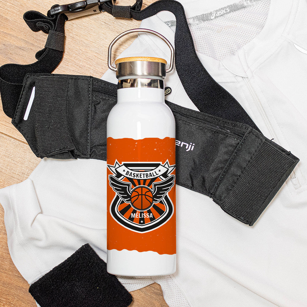 Gourde Isotherme Basketball à Personnaliser - Gourde Personnalisée