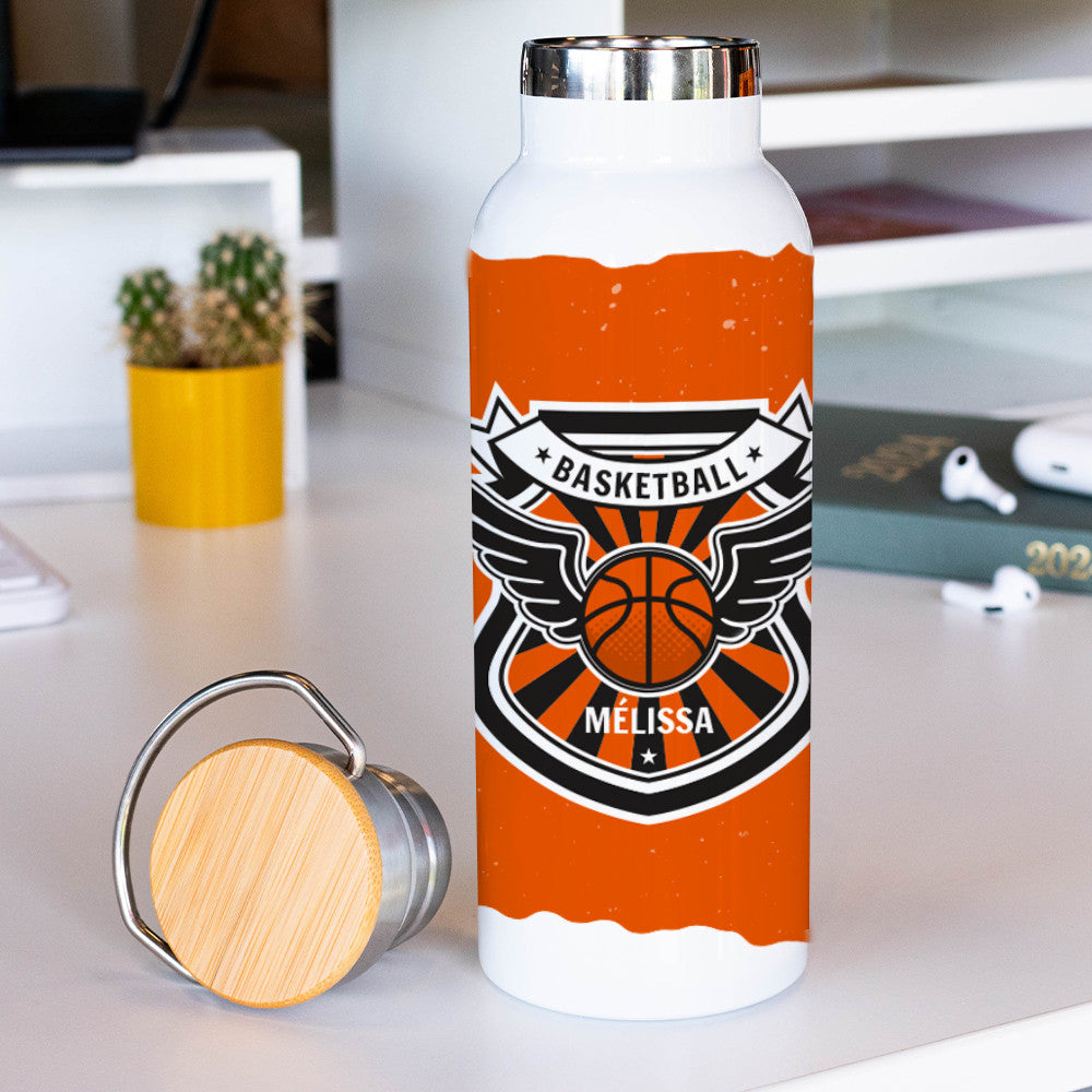 Gourde Isotherme Basketball à Personnaliser - Gourde Personnalisée