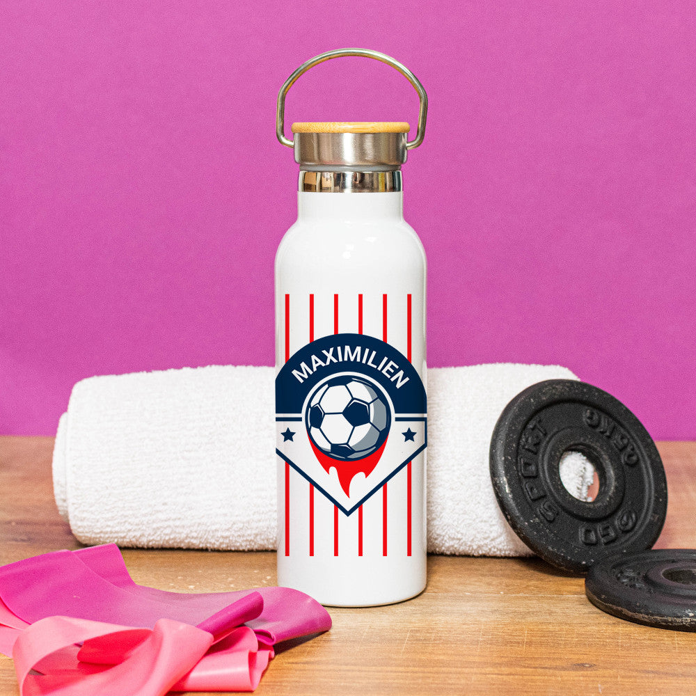 Gourde Isotherme Football à Personnaliser - Gourde Personnalisée