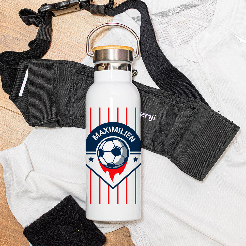 Gourde Isotherme Football à Personnaliser - Gourde Personnalisée