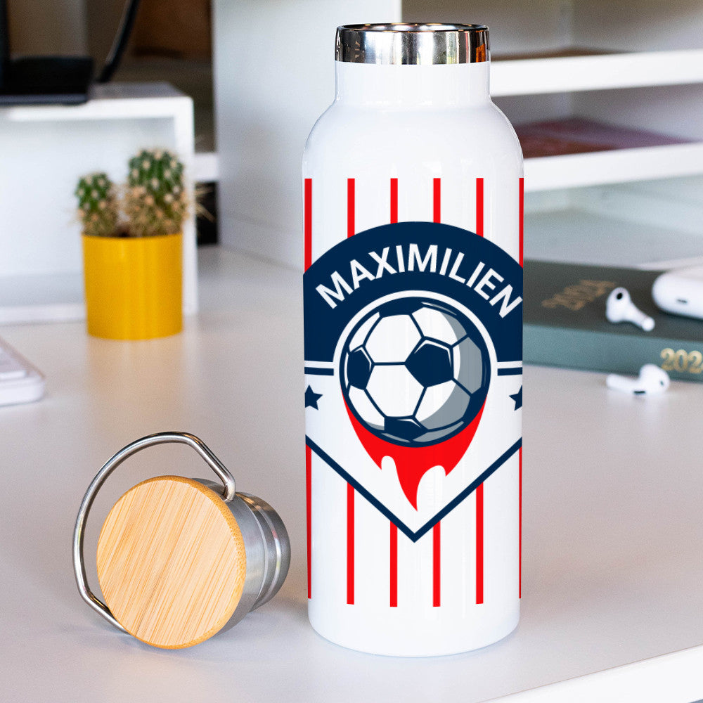 Gourde Isotherme Football à Personnaliser - Gourde Personnalisée