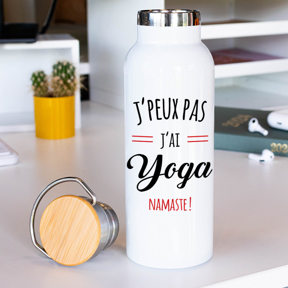 Gourde Isotherme J'peux pas à Personnaliser - Gourde Personnalisée