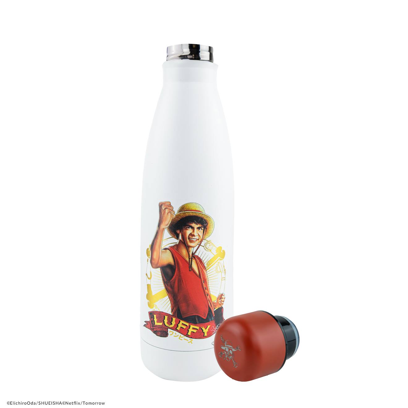Gourde Isotherme Luffy - One Piece Blanc