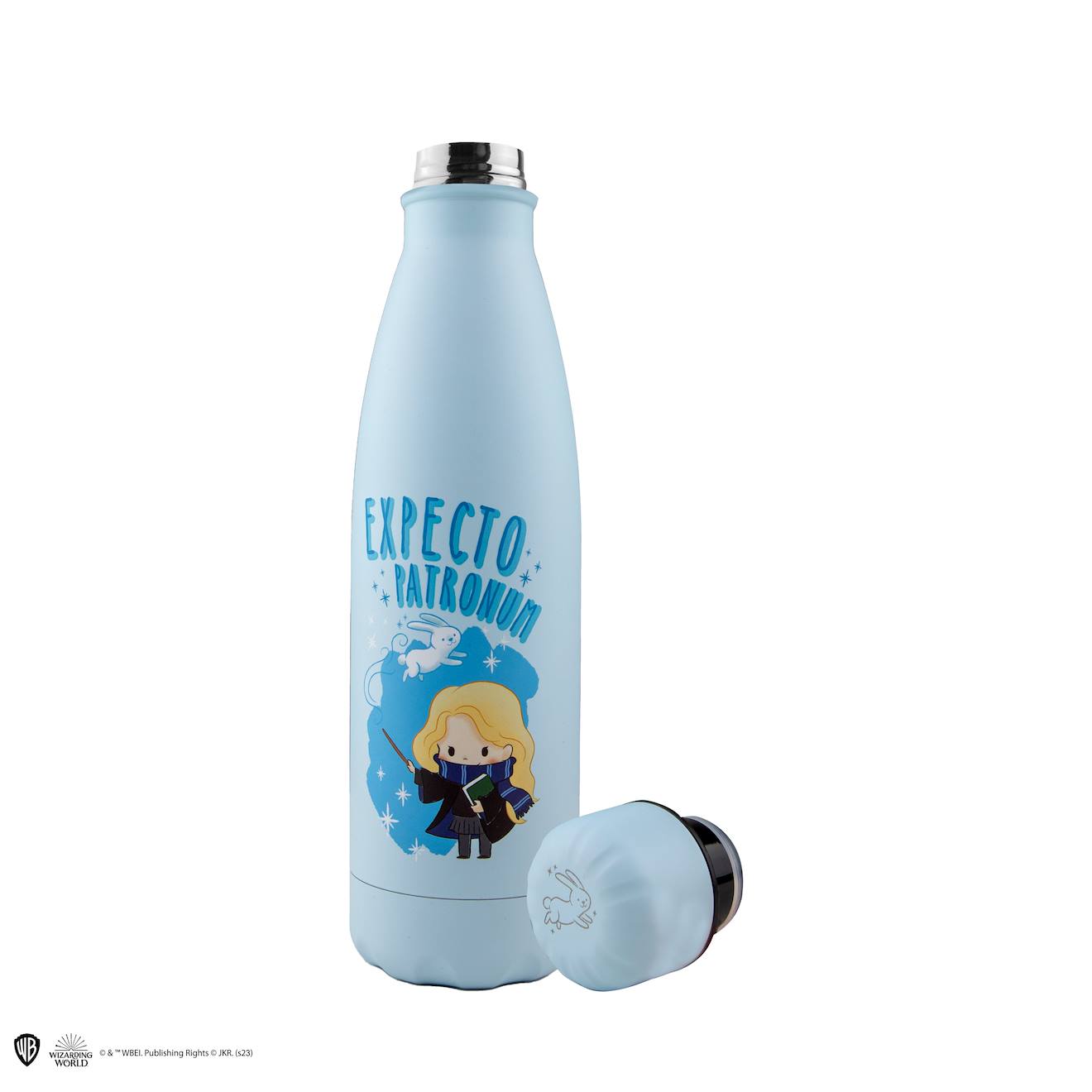Gourde Isotherme Luna et Son Patronus - Harry Potter Bleu
