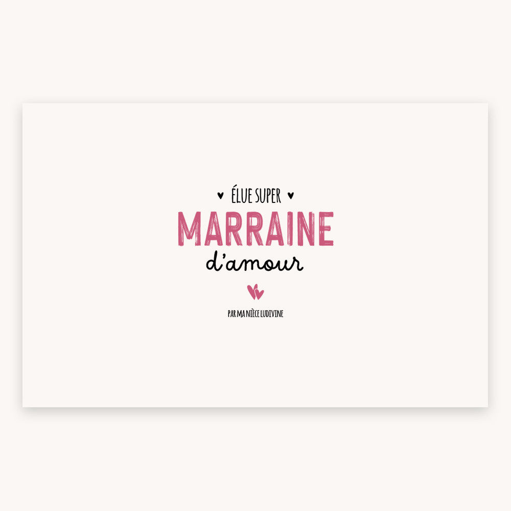 Gourde Isotherme Marraine à Personnaliser - Gourde Personnalisée