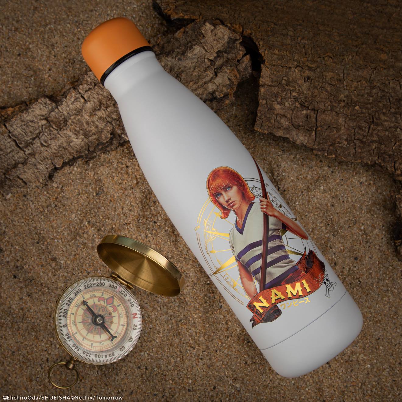 Gourde Isotherme Nami - One Piece Blanc