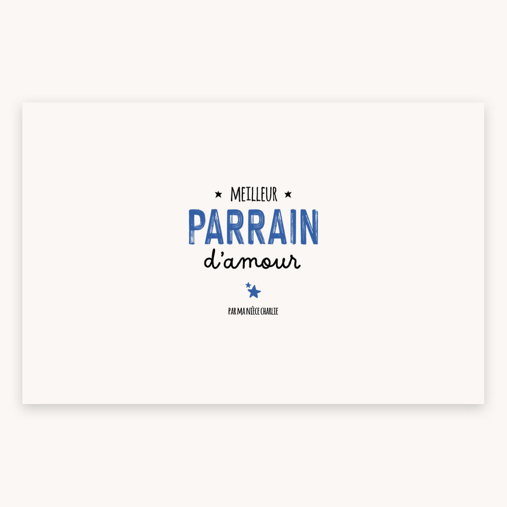 Gourde Isotherme Parrain à Personnaliser - Gourde Personnalisée