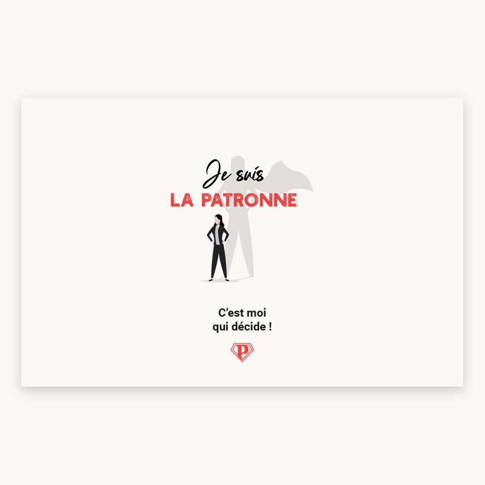 Gourde Isotherme La Patronne à Personnaliser - Gourde Personnalisée