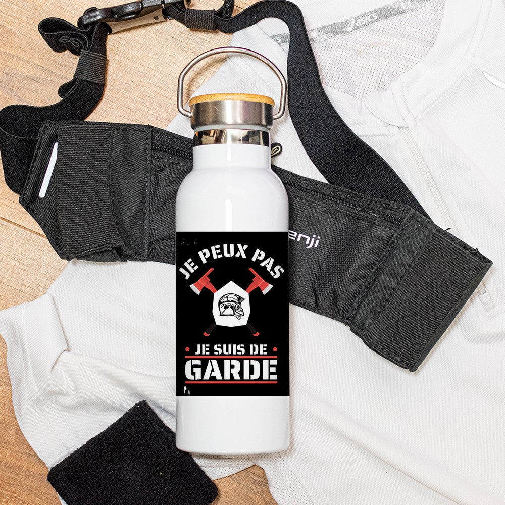 Gourde Isotherme Pompier à Personnaliser - Gourde Personnalisée