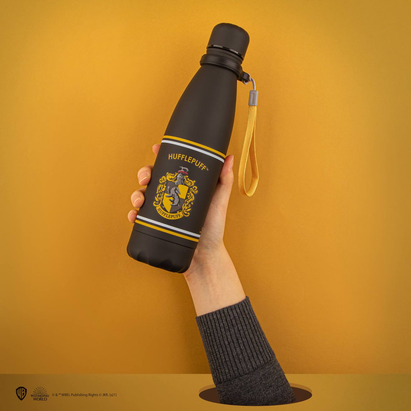 Gourde Isotherme Poufsouffle - Harry Potter Noir