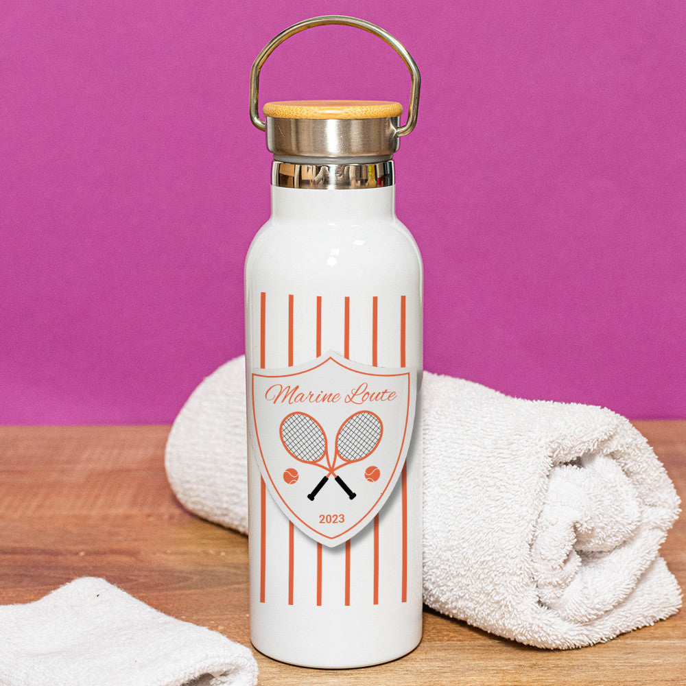 Gourde Isotherme Tennis à Personnaliser - Gourde Personnalisée