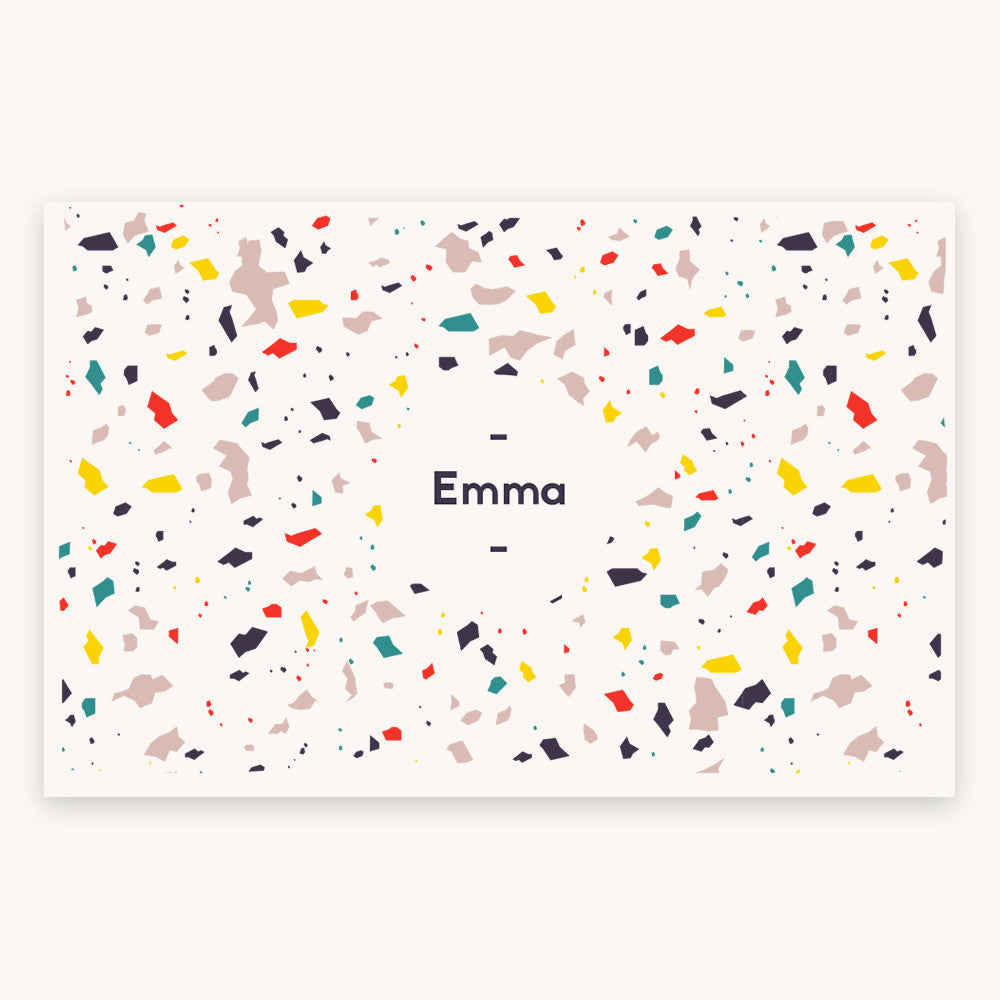 Gourde Isotherme Terrazzo à Personnaliser - Gourde Personnalisée