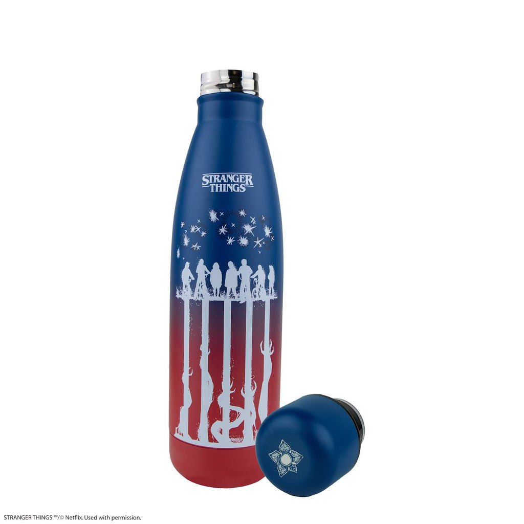 Gourde Isotherme Upside Down - Stranger Things Bleu