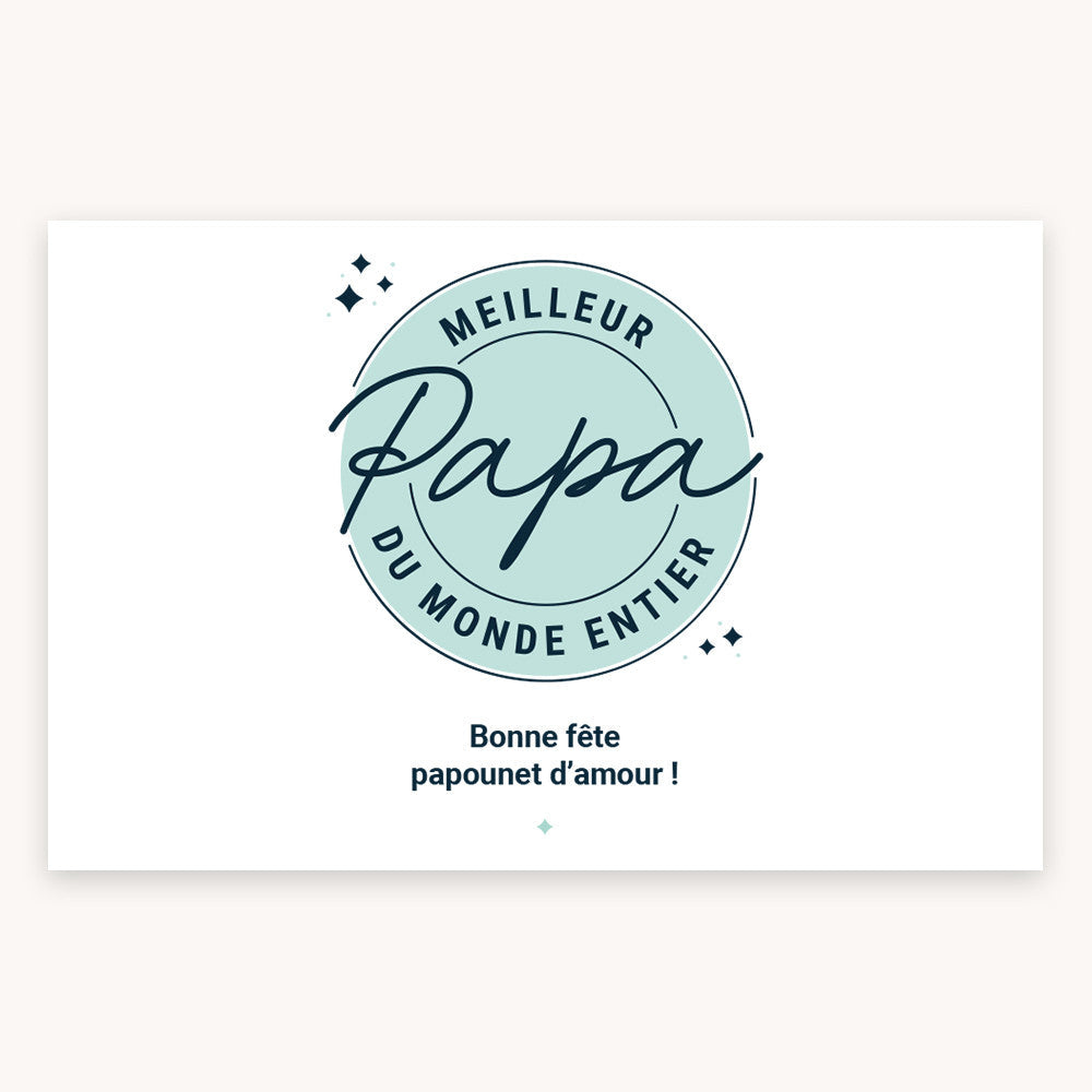 Gourde Isotherme Meilleur Papa à Personnaliser - Gourde Personnalisée