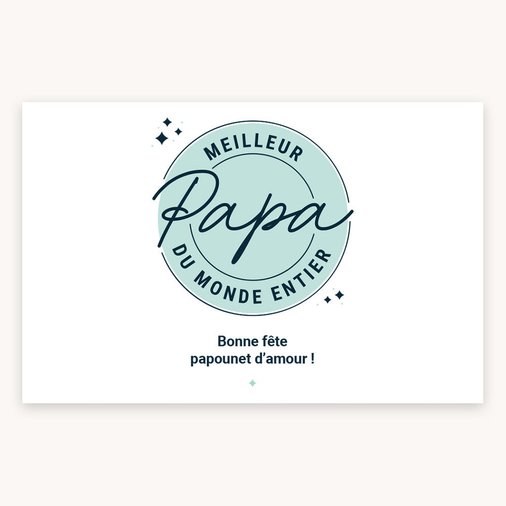 Gourde Isotherme Meilleur Papa à Personnaliser - Gourde Personnalisée