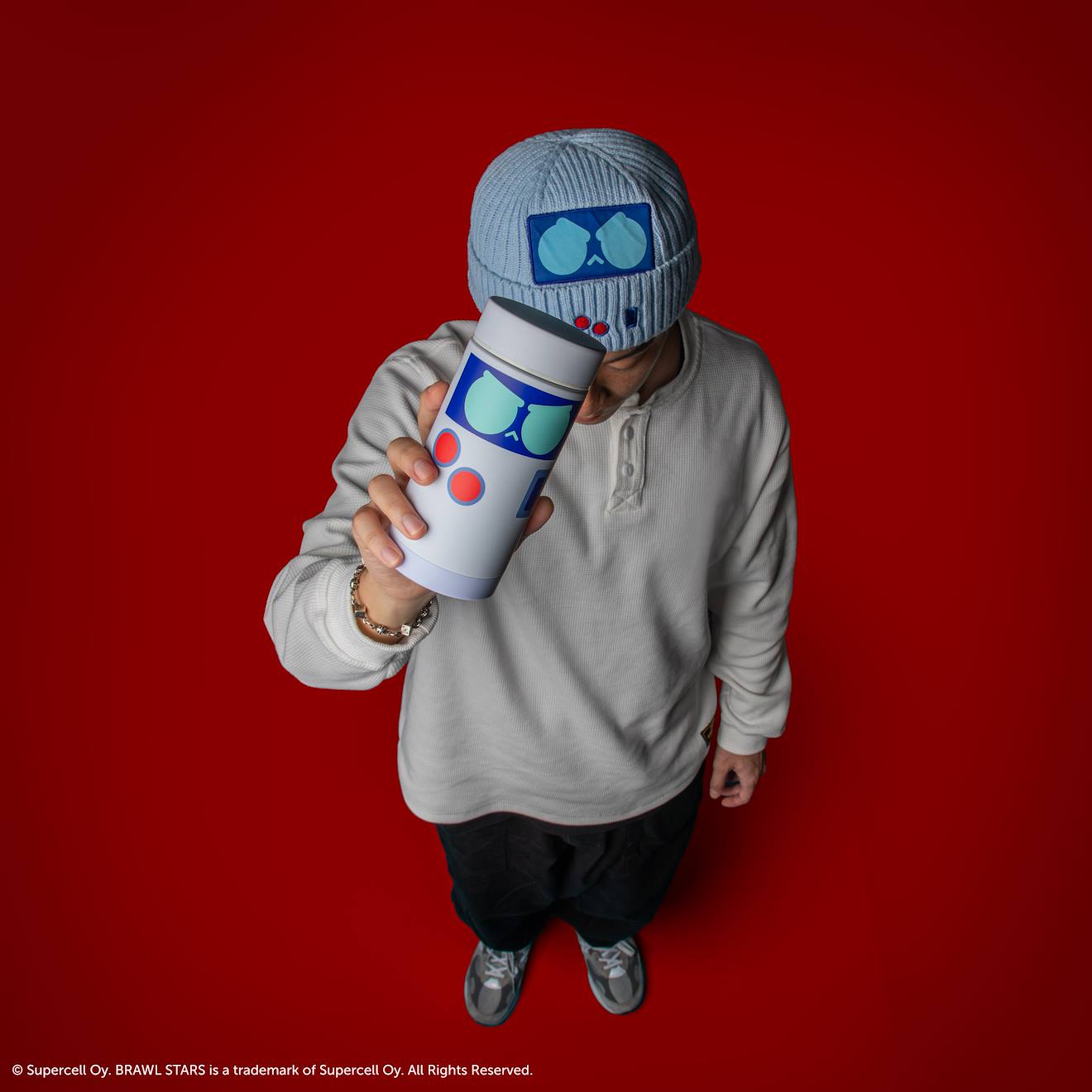 Gourde Sculptée Isotherme Arkad - Brawl Stars Blanc