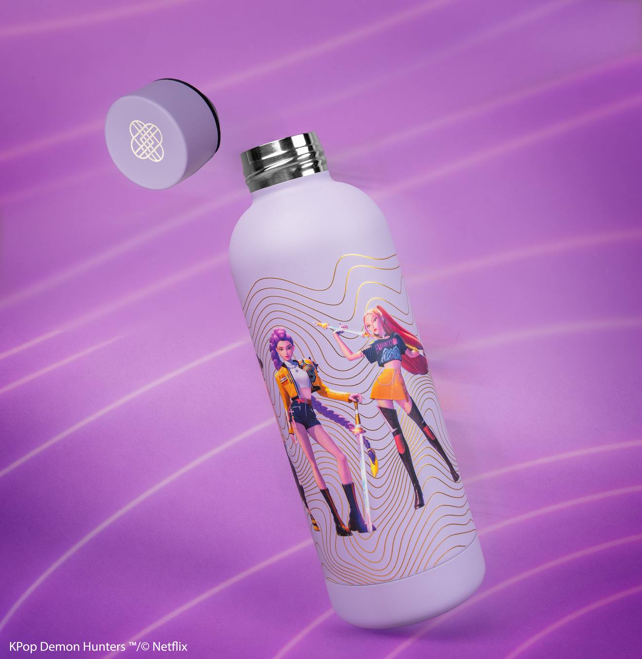 Gourde Signature Isotherme Honmoon - KPop Demon Hunters Violet