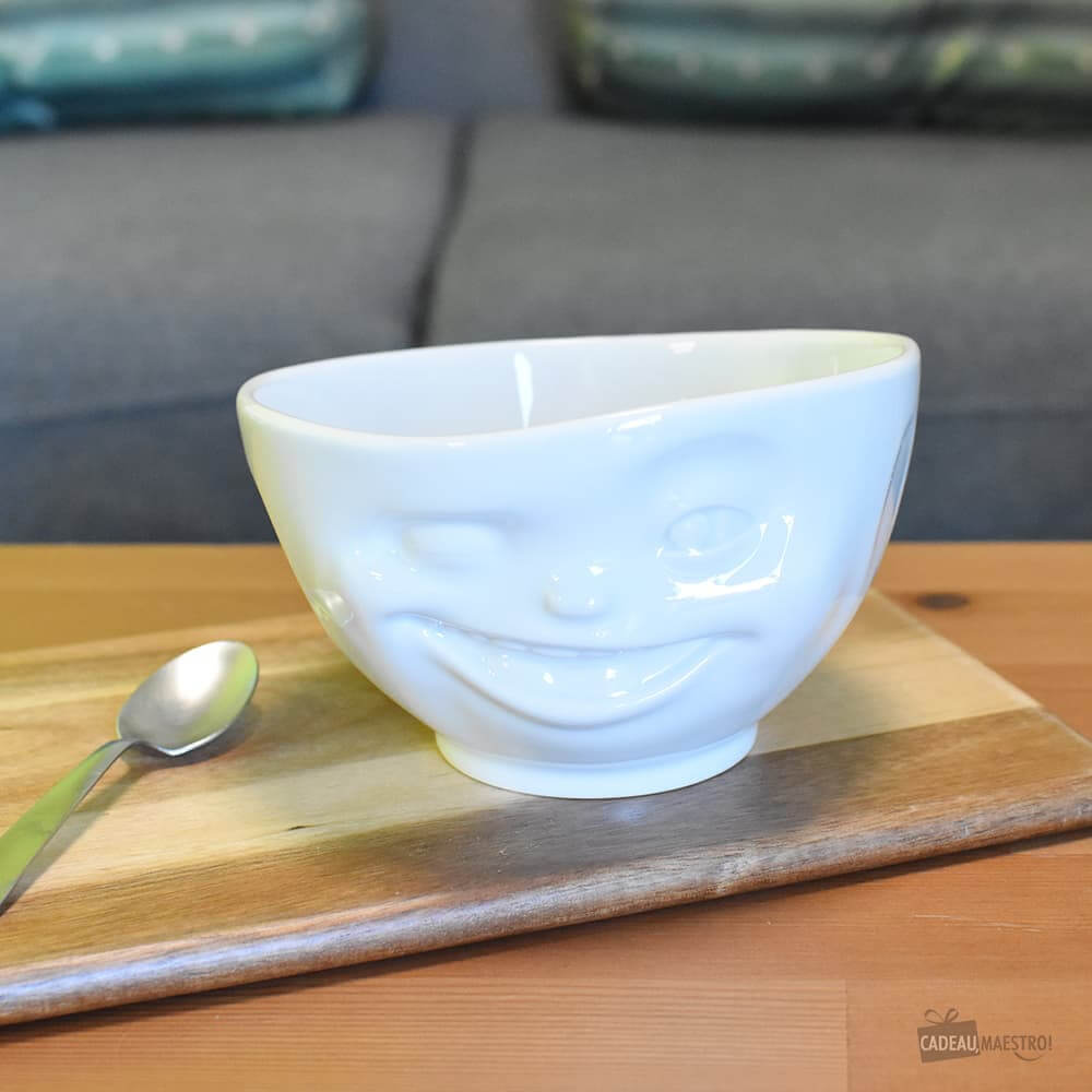 Grand Bol Humeur du Matin Clin d'Oeil - Bol Original Tassen