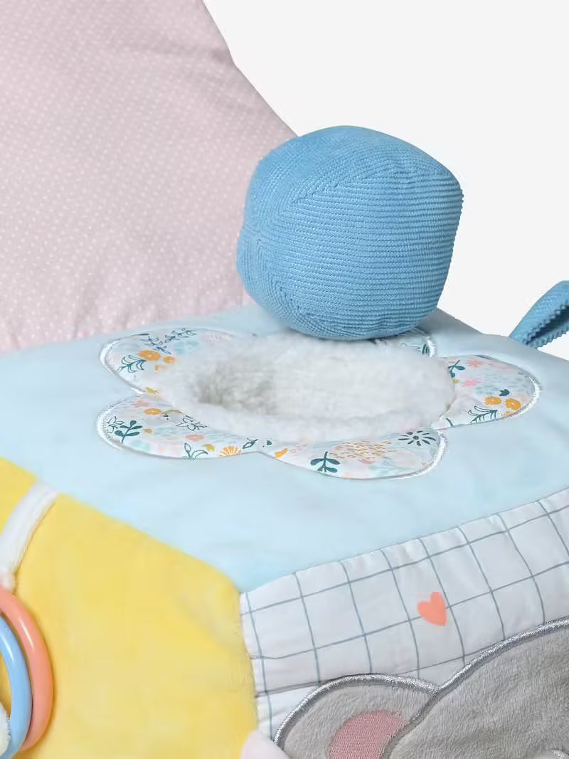 Grand cube d’activités en tissu KOALA rose - Vertbaudet