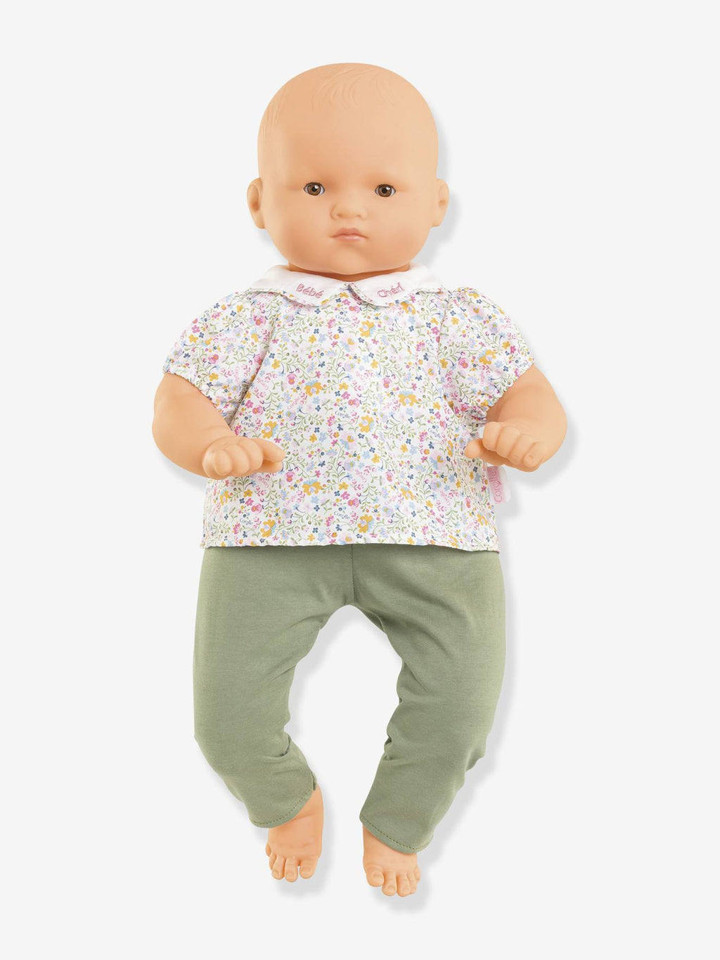 Grand poupon bébé chéri multicolore