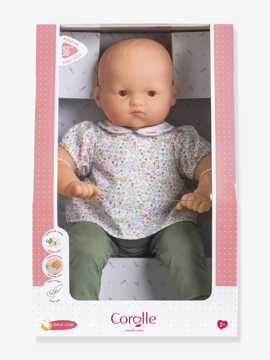Grand poupon bébé chéri multicolore