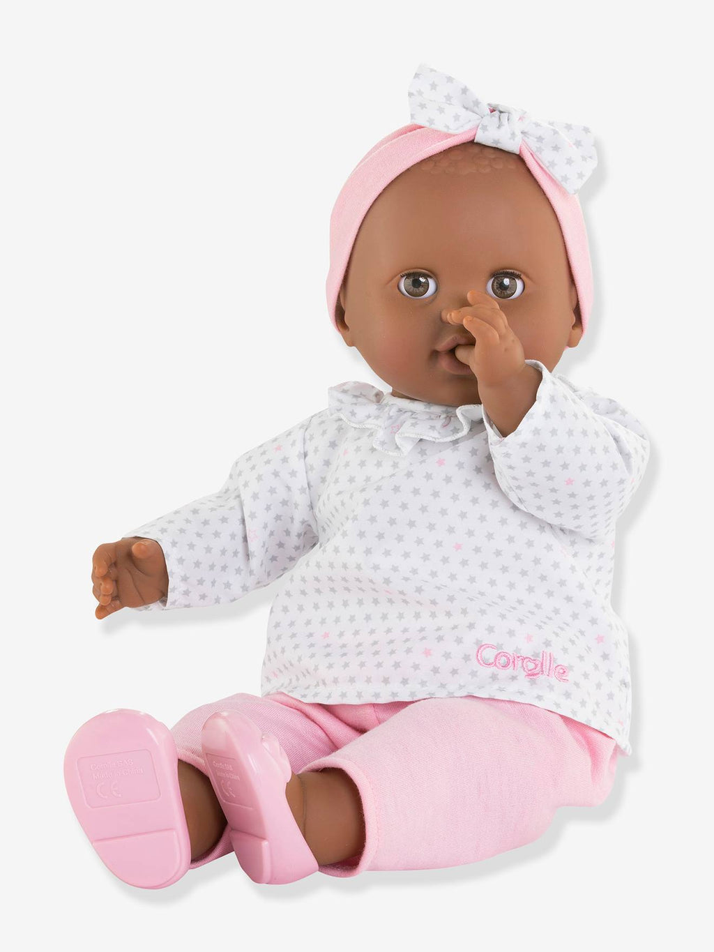 Grand poupon lucie - rose