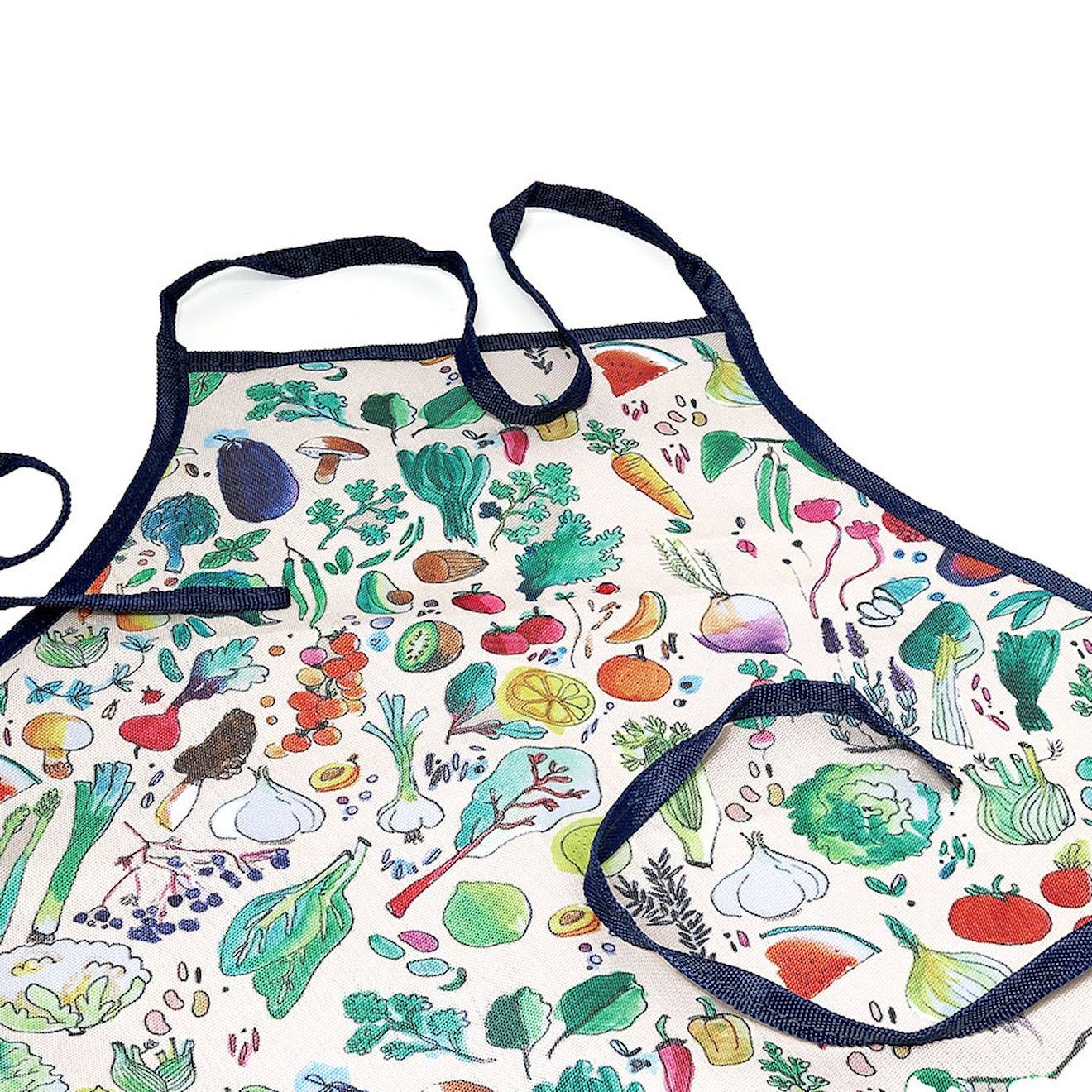 Grand set de jardinier bleu