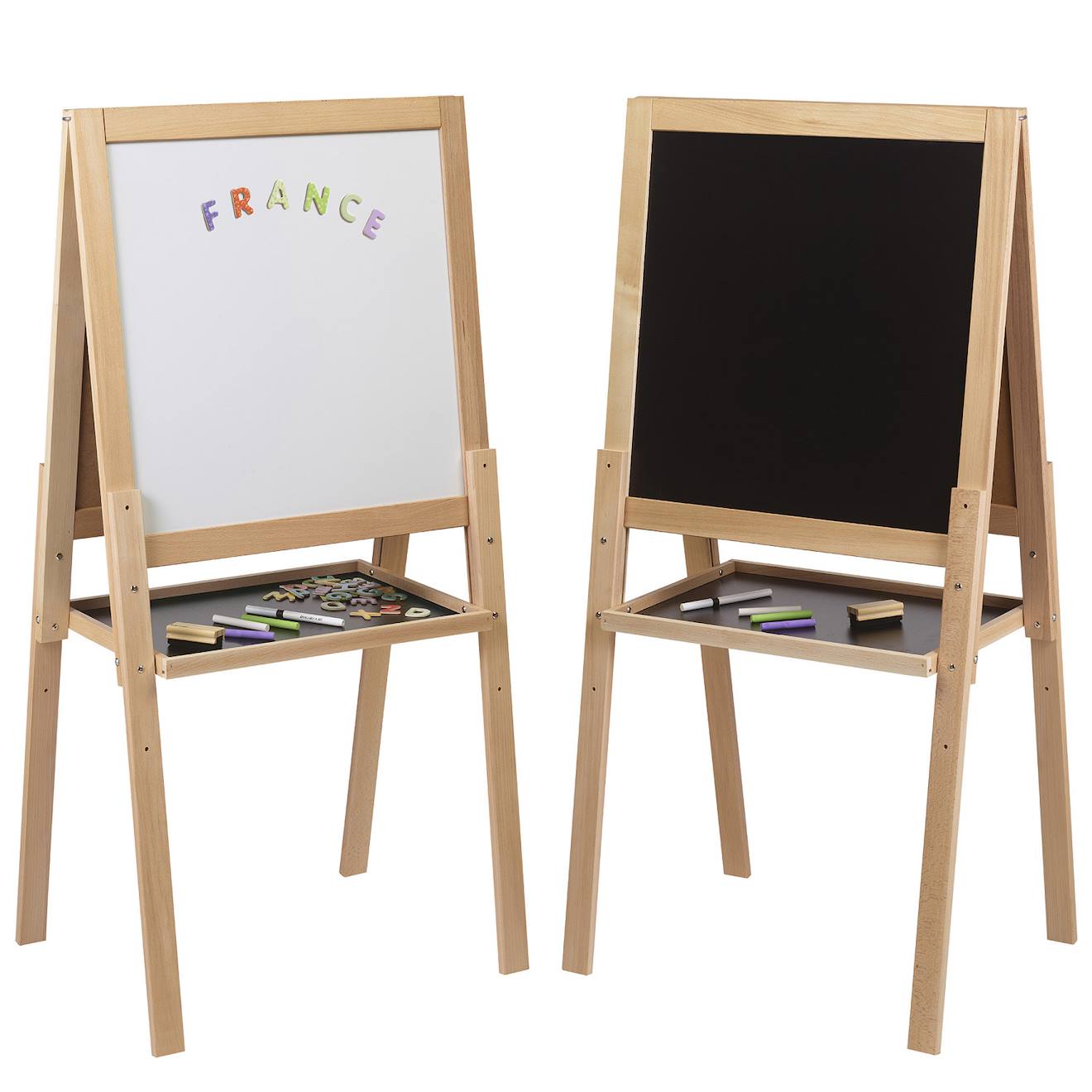Grand tableau multifonctions en bois beige