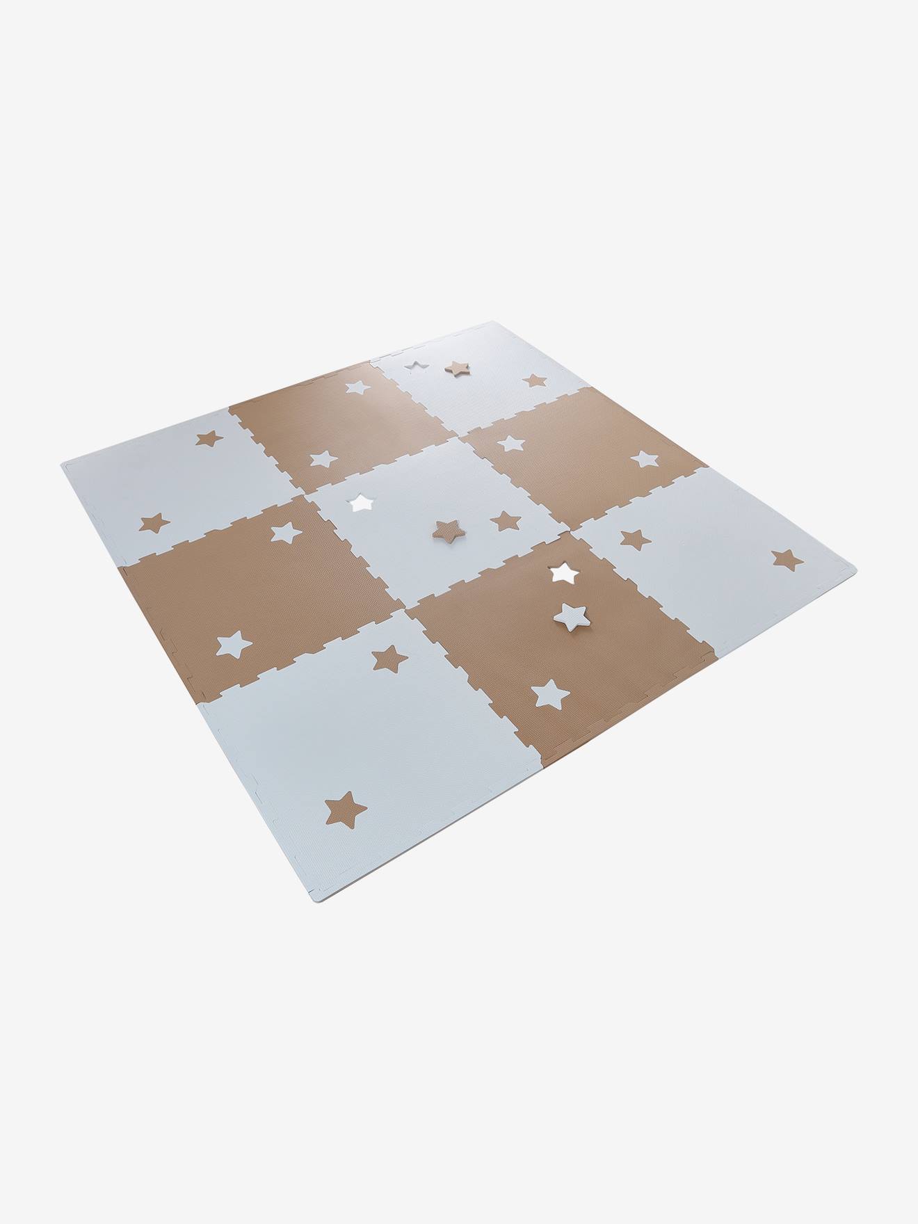 Grand tapis 9 dalles en mousse étoiles
