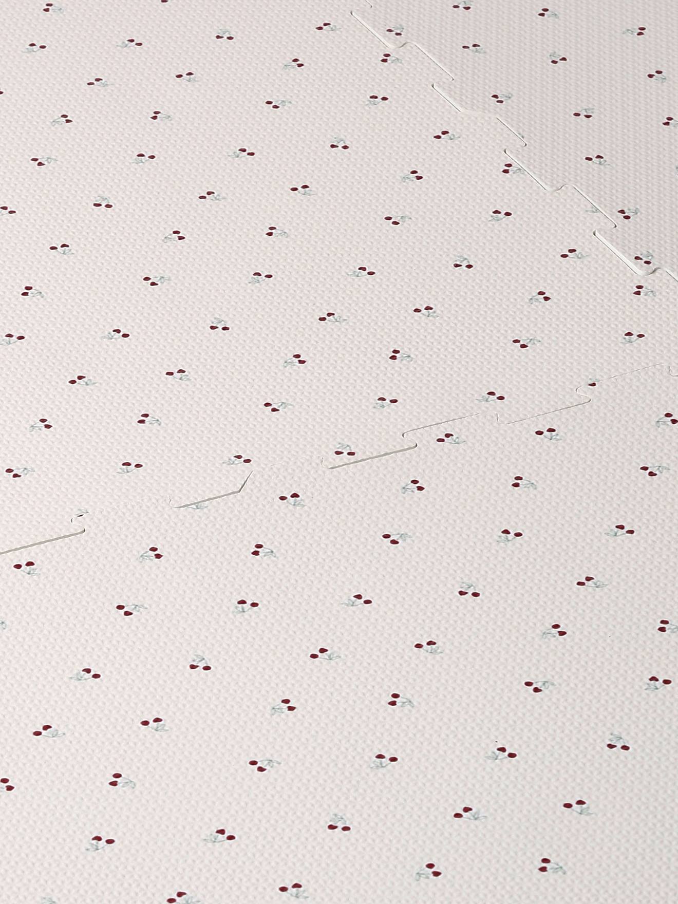 Grand tapis 9 dalles en mousse cherry