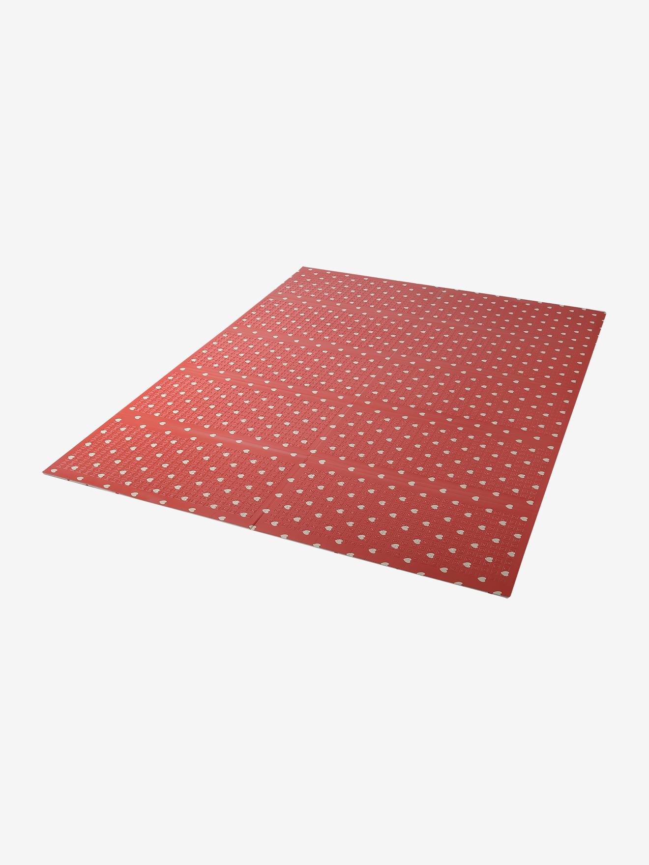 Grand tapis d'activités pliable petit cœur