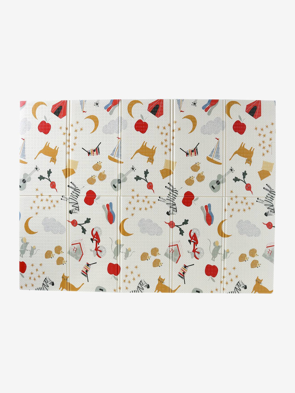 Grand tapis d'activités pliable lunes / nuages
