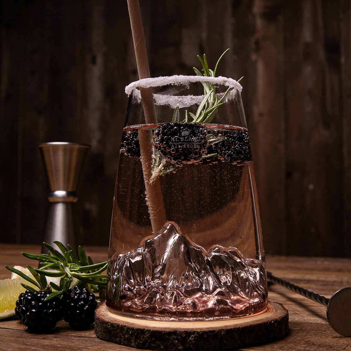 Grand verre Topographic Montagne - Alaskan Maker