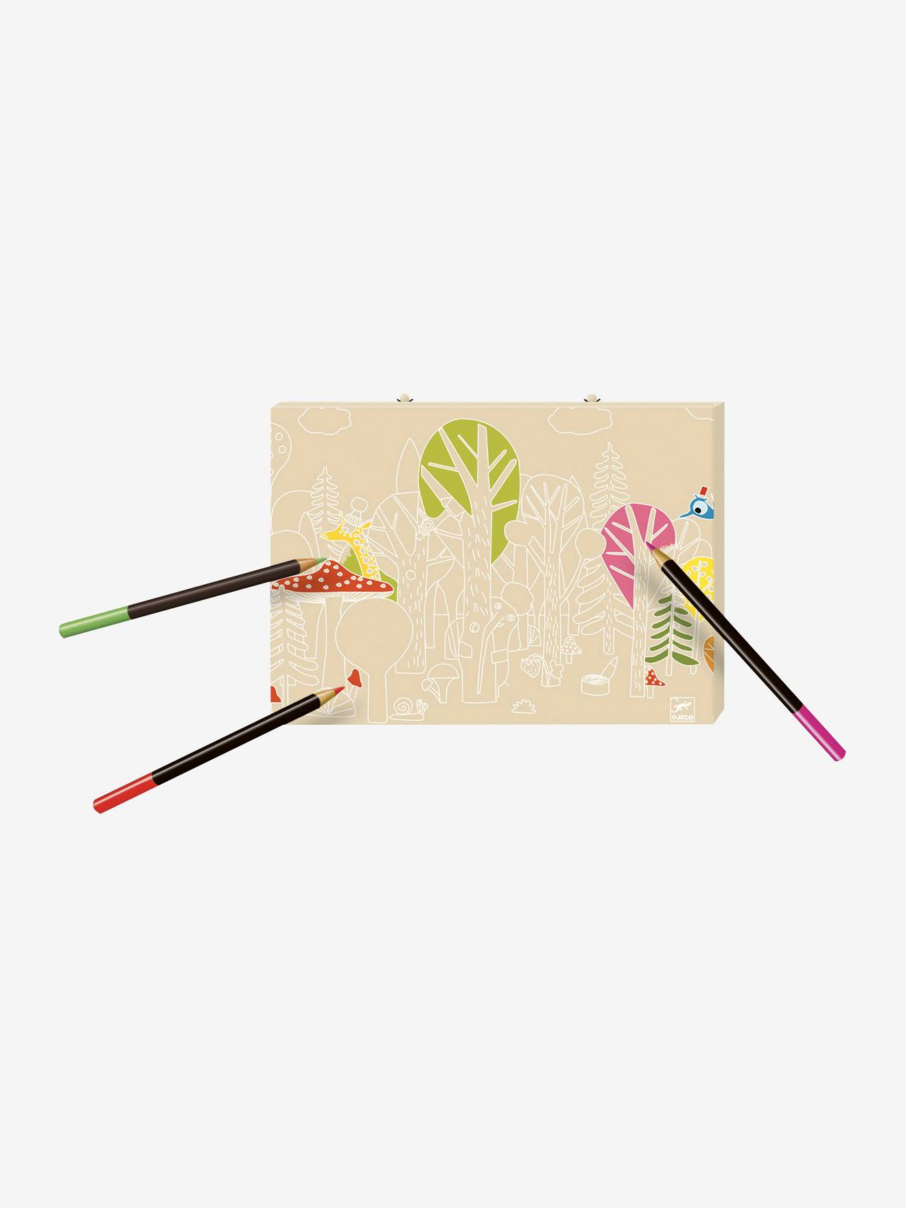 Grande boîte de couleurs multicolore