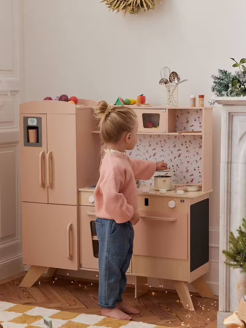 Grande cuisine pour enfant en bois équipée - Vertbaudet