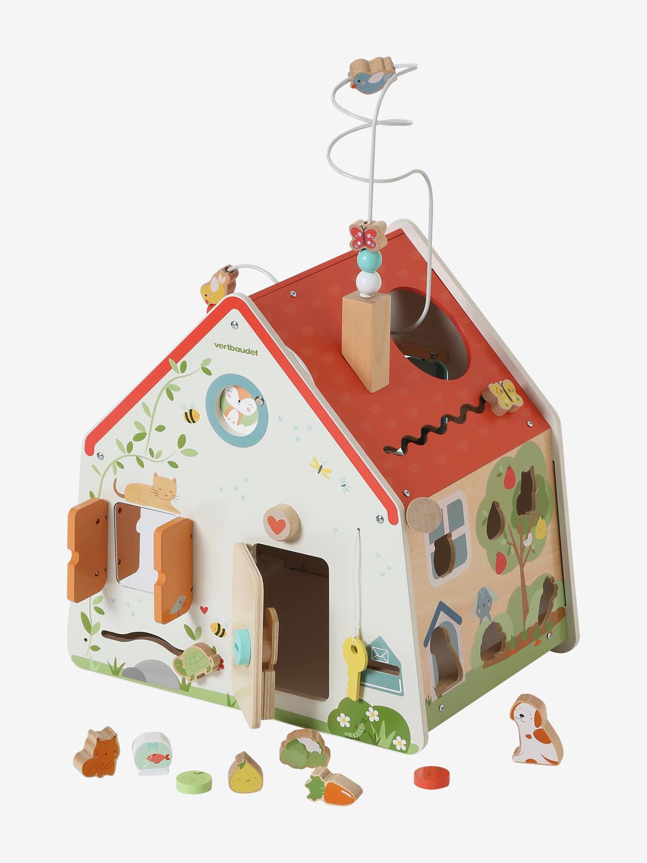 Grande maison d'activités en bois FSC bois