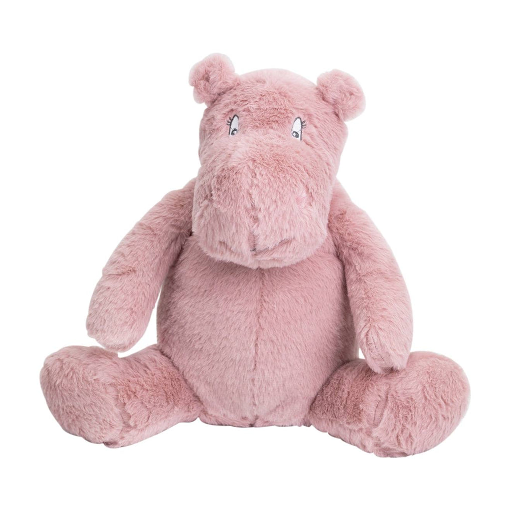 Grande peluche bébé cléo l'hippo 30cm rose