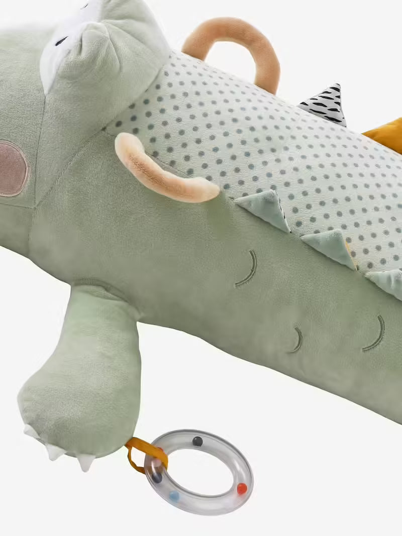 Grande peluche d’activités Crocodile à chevaucher - Vertbaudet