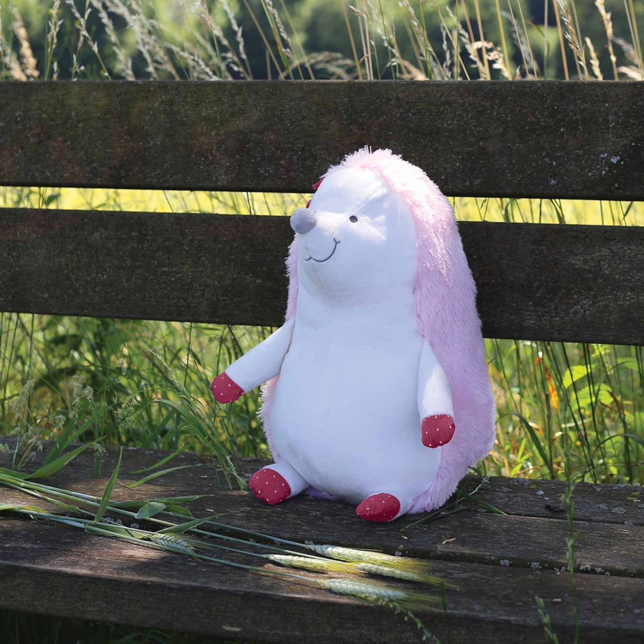 Grande peluche rose