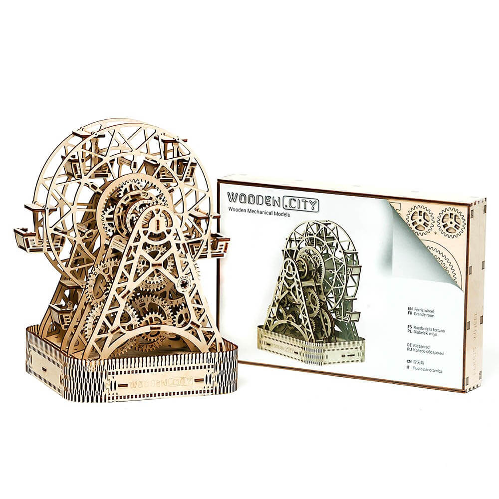 Grande Roue en Bois à Assembler - Maquette Bois CadoMaestro